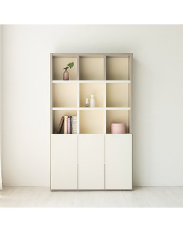 도어형 책장 책꽂이 선반장 진열장 서재장 120cm P0000PMB