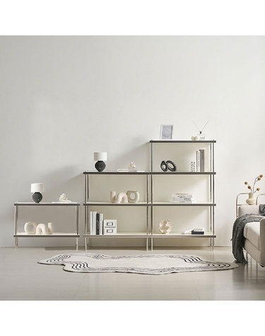 답답함 없는 인테리어 선반 거실장 75cm 2단(목재) WB639