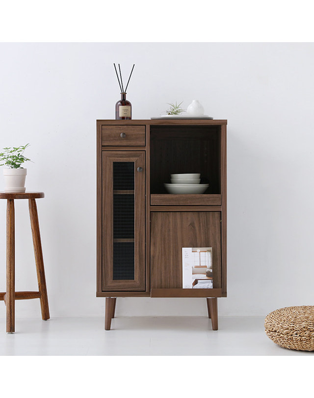 인터데코 주방수납장 렌지대 홈카페 MK25565 착용컷