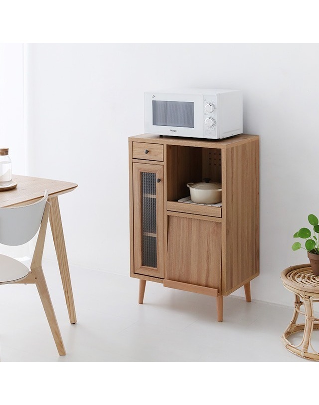 인터데코 주방수납장 렌지대 홈카페 MK25565 착용컷