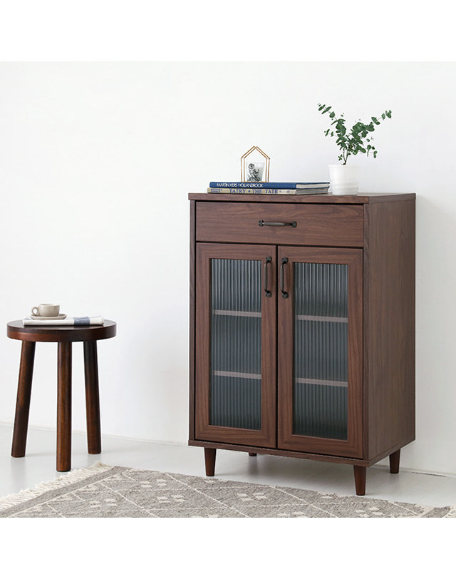 인터데코 장식장 다용도수납장 진열장 그릇장 MK25509 착용컷