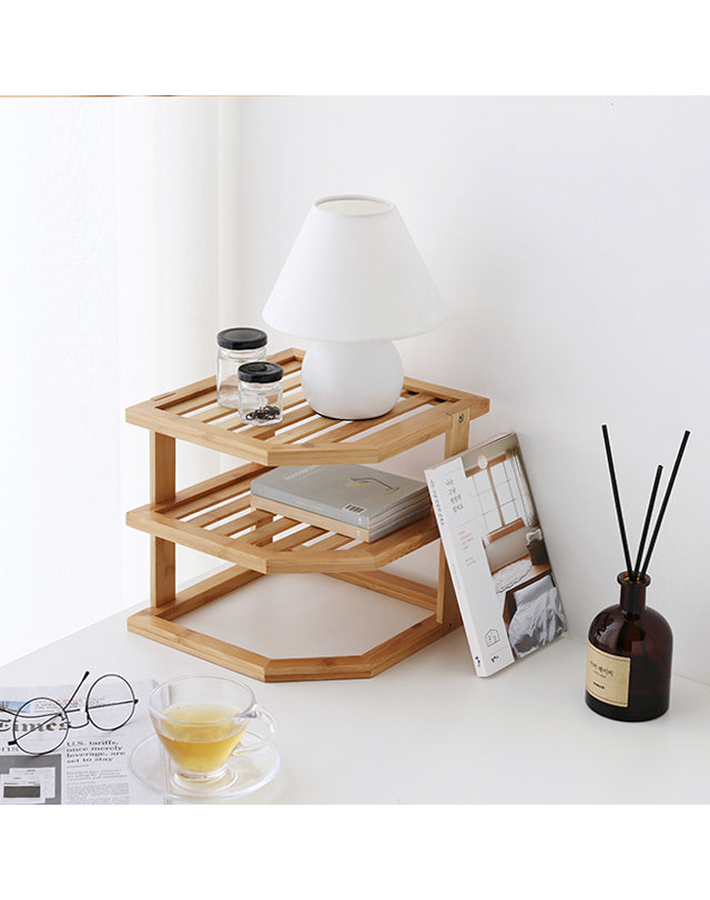 인터데코 코너선반 수납선반 소품 MK26551 착용컷