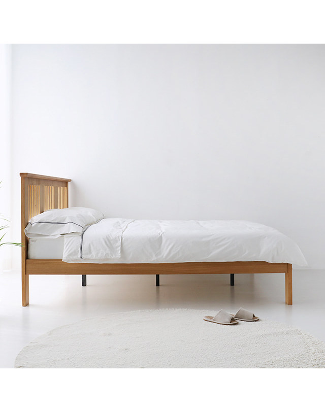 인터데코 호텔라인 침대프레임 퀸 MK25366 착용컷