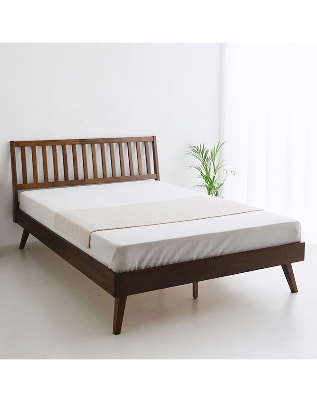 인터데코 호텔라인 침대프레임 퀸 MK25333 착용컷