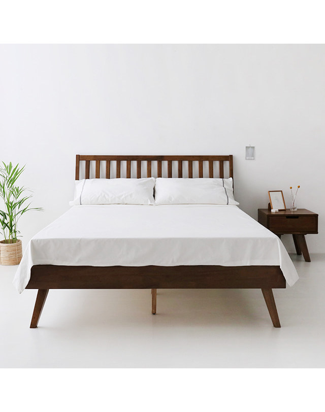 인터데코 호텔라인 침대프레임 퀸 MK25333 착용컷