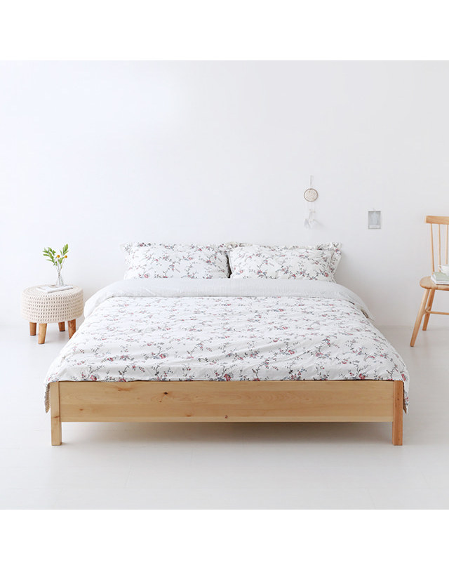 인터데코 호텔라인 침대프레임 퀸 MK25521 착용컷