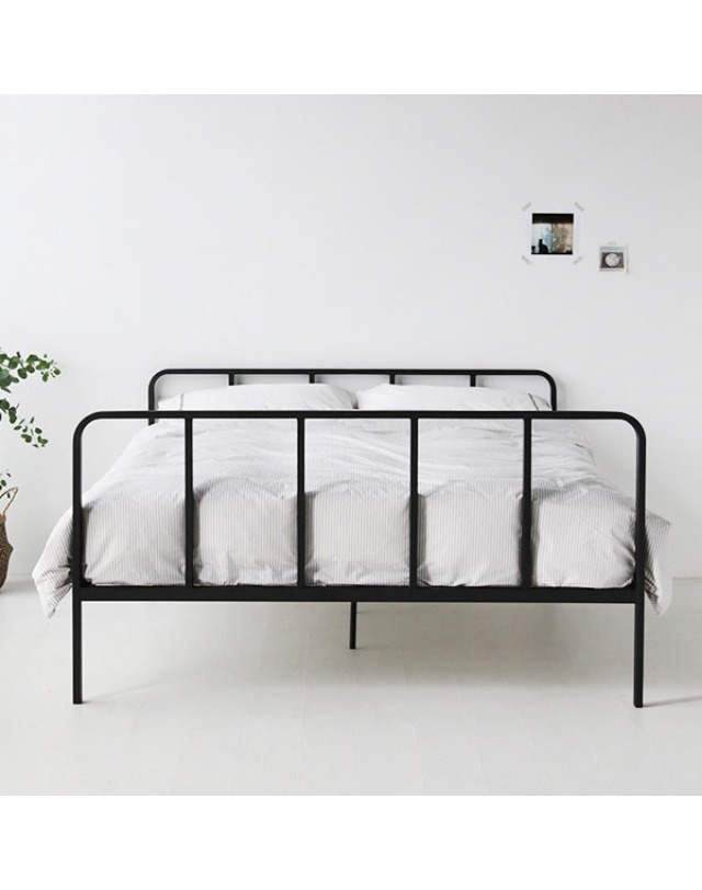 인터데코 호텔라인 침대프레임 퀸 MK21434 착용컷