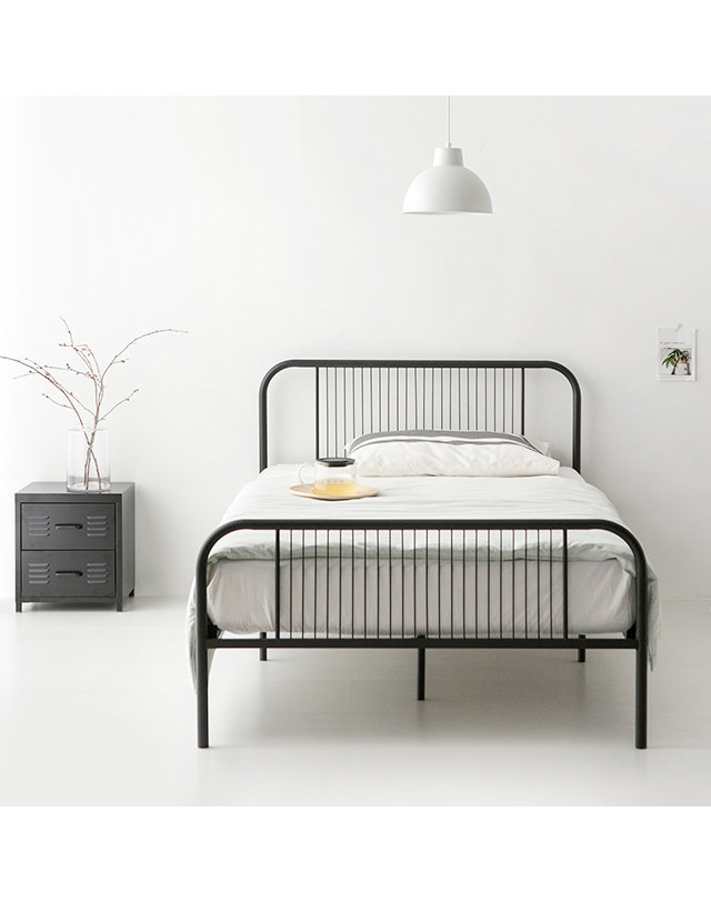 인터데코 호텔라인 침대프레임 슈퍼싱글 MK25453 착용컷