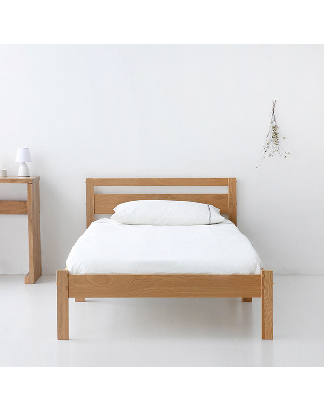 인터데코 호텔라인 침대프레임 싱글 MK25361 착용컷