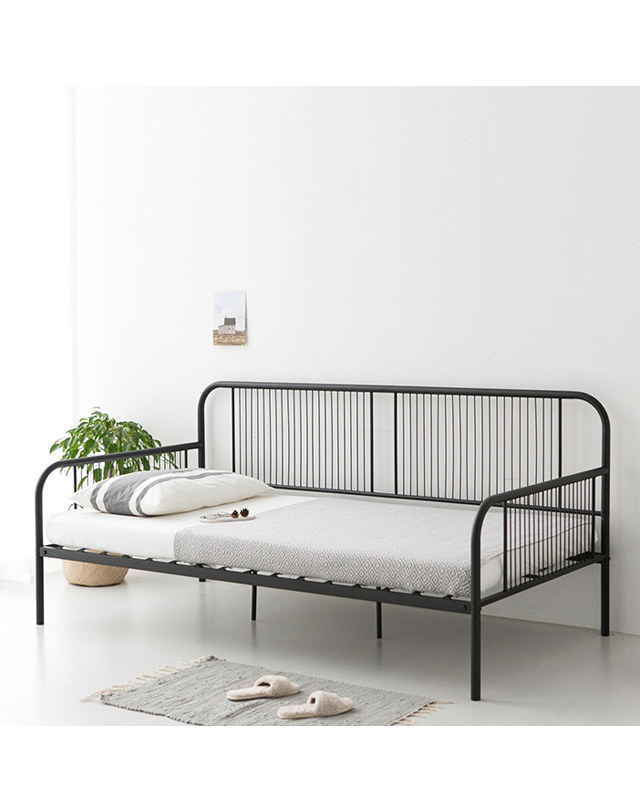 인터데코 호텔라인 침대프레임 싱글 MK25454 착용컷