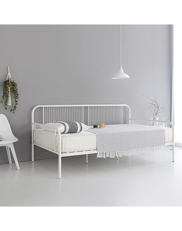 인터데코 호텔라인 침대프레임 싱글 MK25454 착용컷