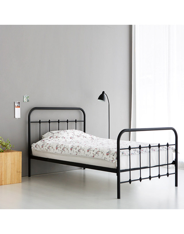 인터데코 호텔라인 침대프레임 싱글 MK26910 착용컷