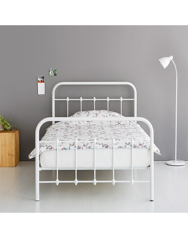 인터데코 호텔라인 침대프레임 싱글 MK26910 착용컷