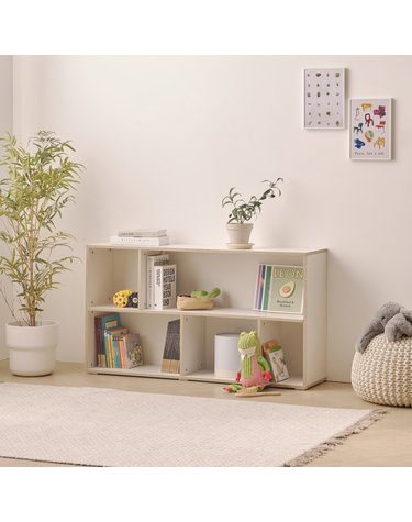 아이방 감성 교구 정리 수납 책장 2단 120cm P0000BRF