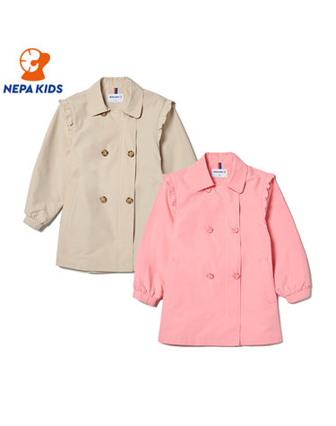 NEPA KIDS 네파키즈 러플 트렌치 자켓 KH20602