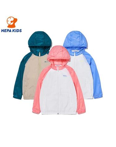 NEPA KIDS 네파키즈 라글란 컬러 블록 자켓 KHD0651