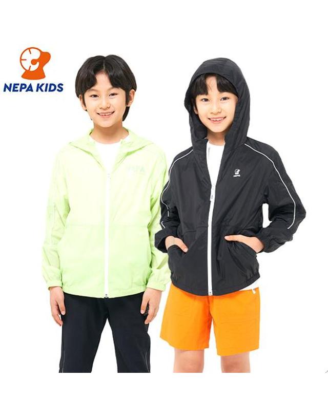 네파 키즈 NEPA KIDS 네파키즈 윈드브레이커 자켓 KID0653 착용컷