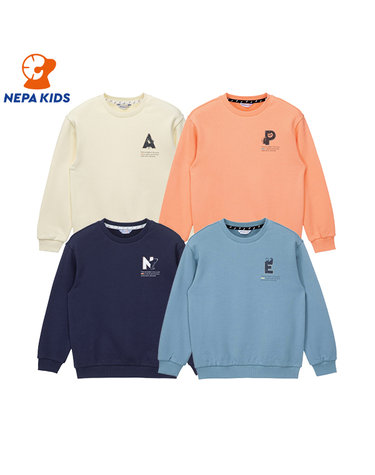 NEPA KIDS 네파키즈 공용 기모 비바 맨투맨 KIF5301