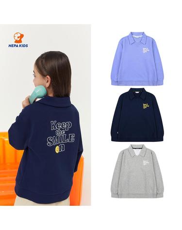 NEPA KIDS 네파키즈 로얄 카라 맨투맨 티셔츠 KJE5305