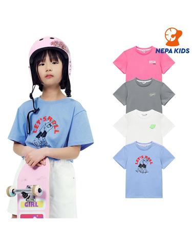 NEPA KIDS 네파키즈 공용 티키타카 반소매 티셔츠 KKD5309