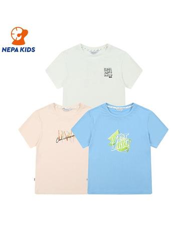 NEPA KIDS 네파키즈 공용 아이스 큐브 반소매 티셔츠 KJD5332