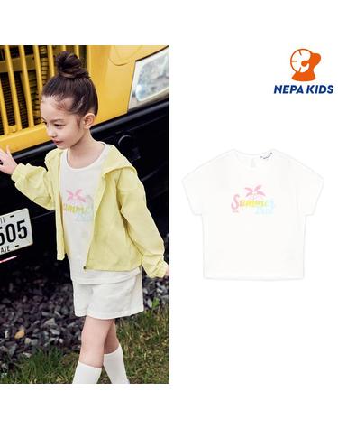 NEPA KIDS 네파키즈 여아 다이브 크롭 티셔츠 KK45311