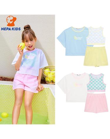 NEPA KIDS 네파키즈 여아 썬키스트 래시가드 3PCS 세트 KL43007