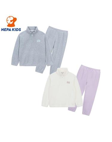 NEPA KIDS 네파키즈 파인드 플리스 하프 집 트레이닝 세트 KKF5951