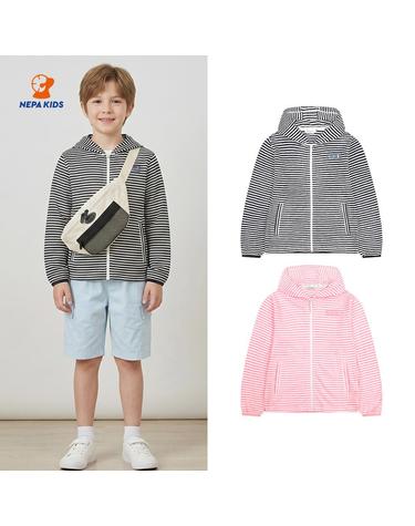 NEPA KIDS 네파키즈 공용 스트라이프 라이트 자켓 KJD0609