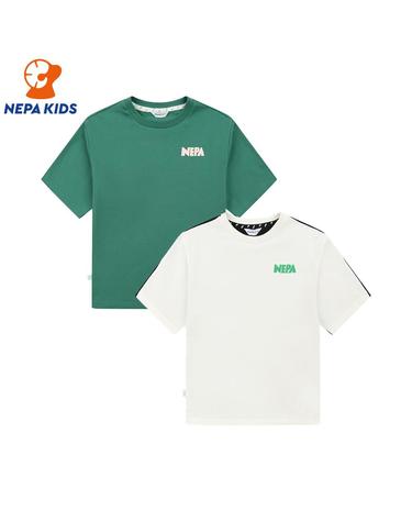 NEPA KIDS 네파키즈 공용 에버그린 루즈 반팔 티셔츠 KJD5304