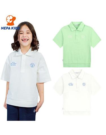 NEPA KIDS 네파키즈 공용 크루즈 피케 카라 티셔츠 KJD5306