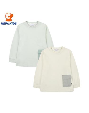 NEPA KIDS 네파키즈 공용 챌린지 긴소매 티셔츠 KJC5311