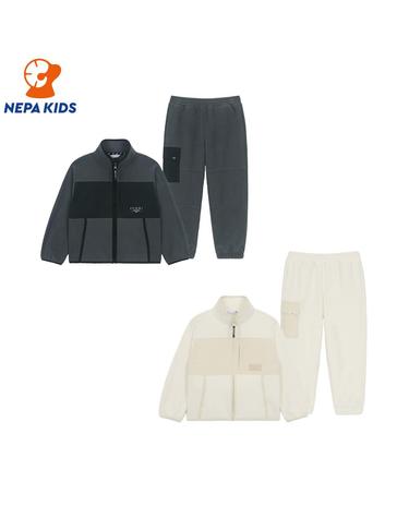 NEPA KIDS 네파키즈 공용 쿨윈터 플리스 풀집 세트 KKF5901
