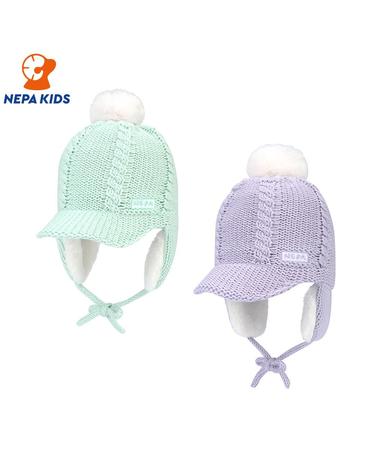NEPA KIDS 네파키즈 공용 듀 니트 귀달이 햇 KJF7408