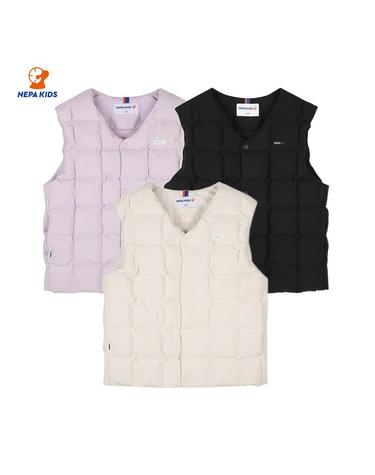 NEPA KIDS 네파키즈 공용 퀼티드 덕다운 베스트 KLF2004