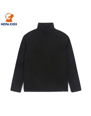 NEPA KIDS 네파키즈 공용 기모 터틀넥 티셔츠 KKF5401