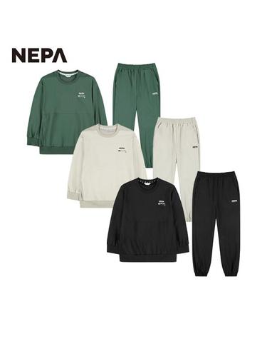 NEPA KIDS 네파키즈 듀스 스트레치 맨투맨 세트 KJE5901