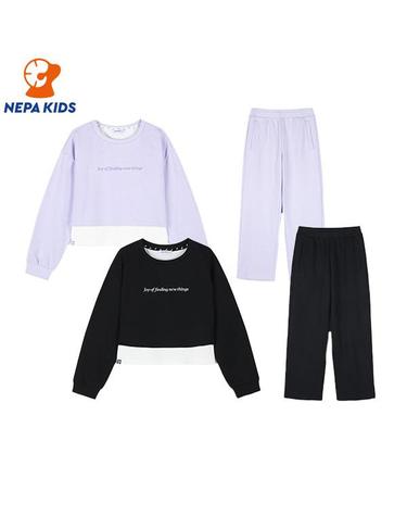 NEPA KIDS 네파키즈 여아 크롭 레이어드형 세트 KL65954