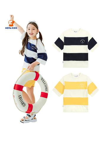NEPA KIDS 네파키즈 공용 웨일 루즈 티셔츠 KJD5305