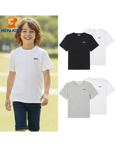 NEPA KIDS 네파키즈 공용 베이직 2팩 티셔츠 KMG5351