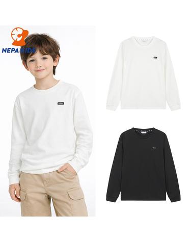 NEPA KIDS 네파키즈 공용 에센셜 긴팔 티셔츠 KMG5352