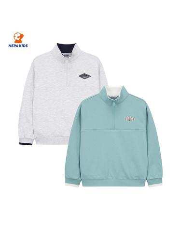 NEPA KIDS 네파키즈 남아 NSA 그래픽 하프집 맨투맨 KL15301