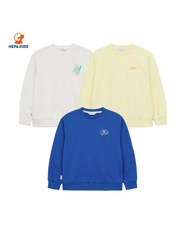 NEPA KIDS 네파키즈 공용 LTT 그래픽 럭키 맨투맨 KLC5324
