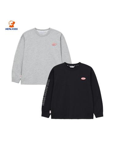 NEPA KIDS 네파키즈 공용 LTT 그래픽 굿 바이브 맨투맨 KLC5325