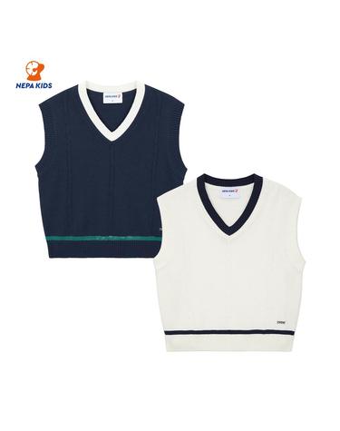 NEPA KIDS 네파키즈 공용 니트 베스트 KLC4001
