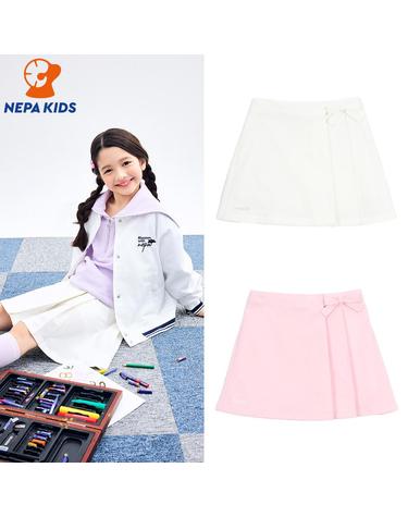 NEPA KIDS 네파키즈 여아 리본 플리츠 스커트 KL21801