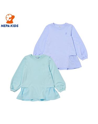 NEPA KIDS 네파키즈 여아 우븐믹스 플레어 티셔츠 KH25310