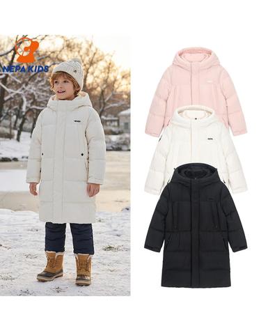 NEPA KIDS 네파키즈 공용 유니버스 롱 구스 다운 자켓 KKF2003