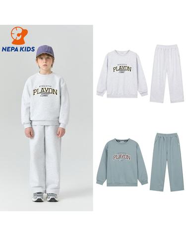 NEPA KIDS 네파키즈 레터 맨투맨 세트 KM15903