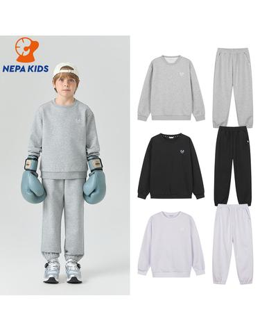 NEPA KIDS 네파키즈 공용 에센셜 맨투맨세트 KMC5902
